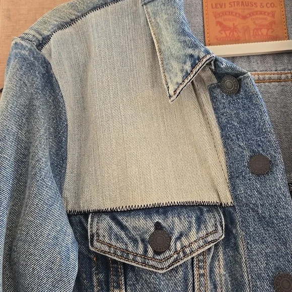 Levi's Patchwork Denim Jacket - Picture 4 of 8